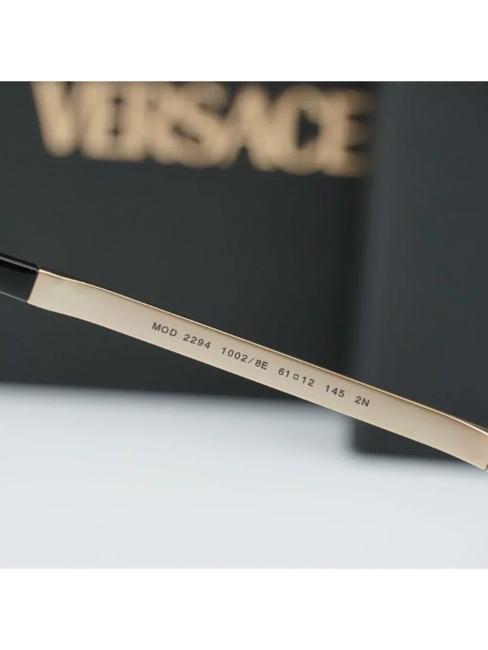 Versace VE2294 10028E Aviator Sunglasses – Gold / Green Gradient